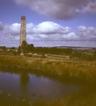 Stone Edge smelting site - the remaining chimney - one of the oldest industrial chimneys in Britain
