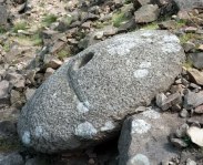 Peak District: dome millstone, Froggat Edge